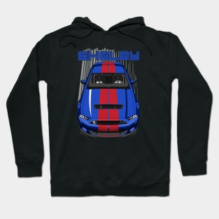 Shelby GT500 S197 - Blue & Red Hoodie